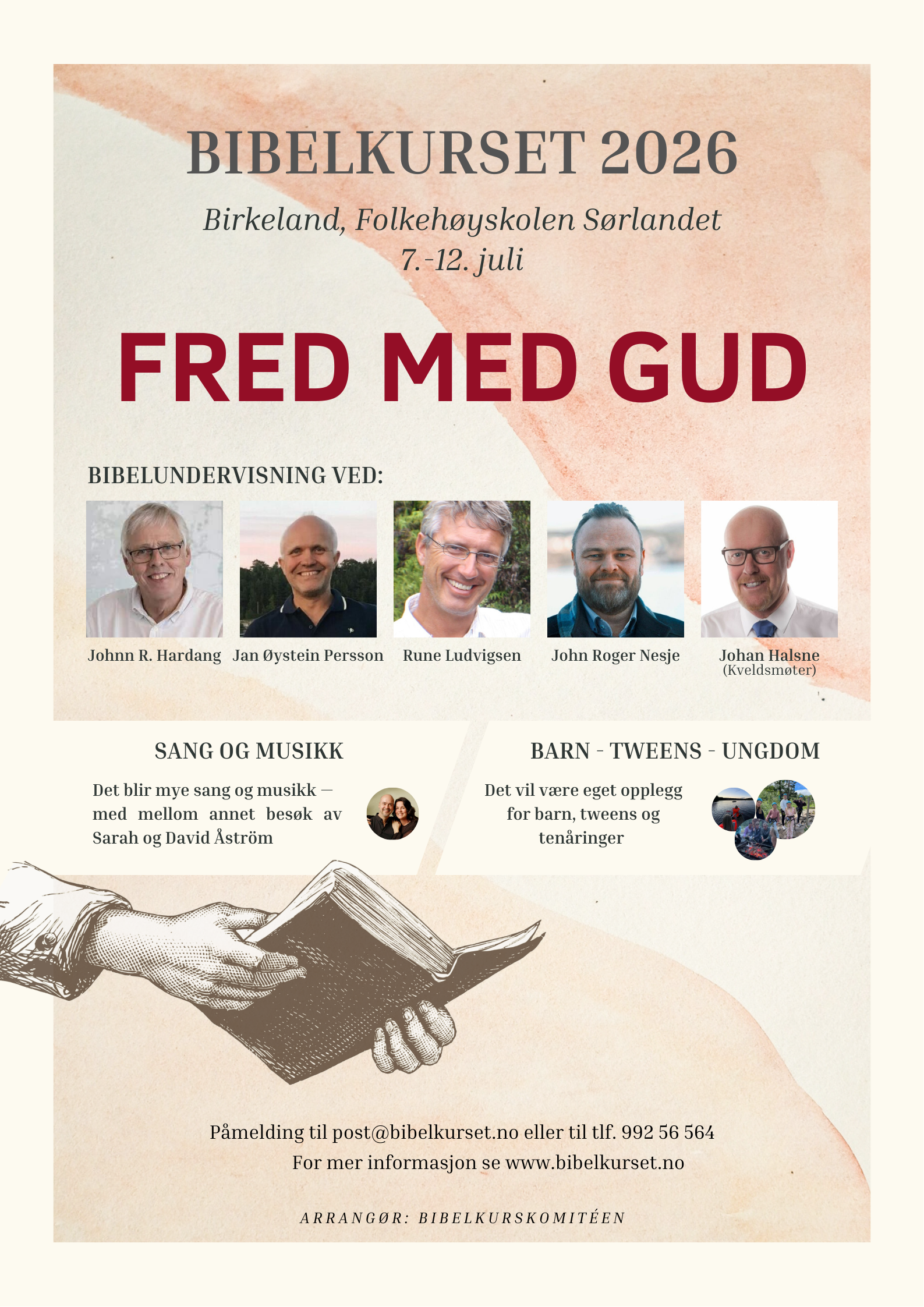 Bibelkurset 2026 plakat